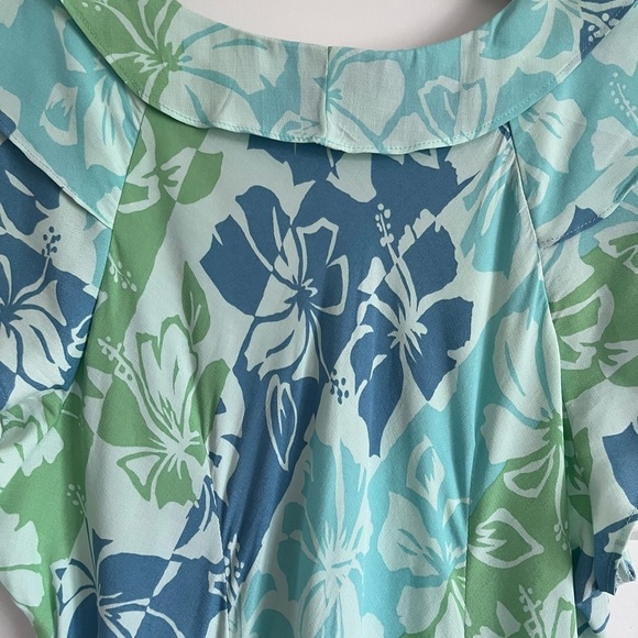 Vintage Hilo Hattie Floral Dress Large - Picture 9 of 15